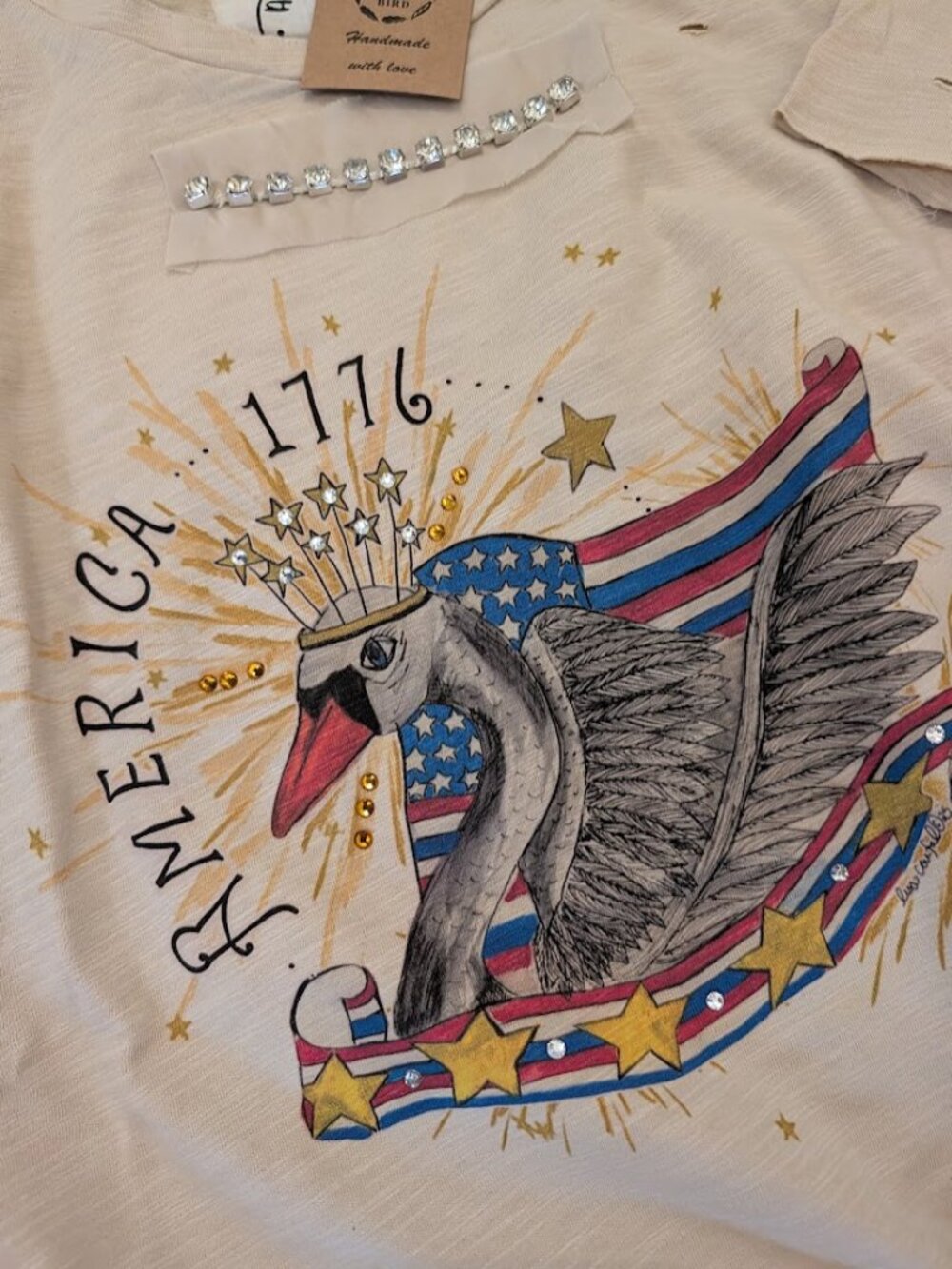 A RARE BIRD 1776 TEE-CELEBRATE THIS MILESTONE FOR YEARS TO COME